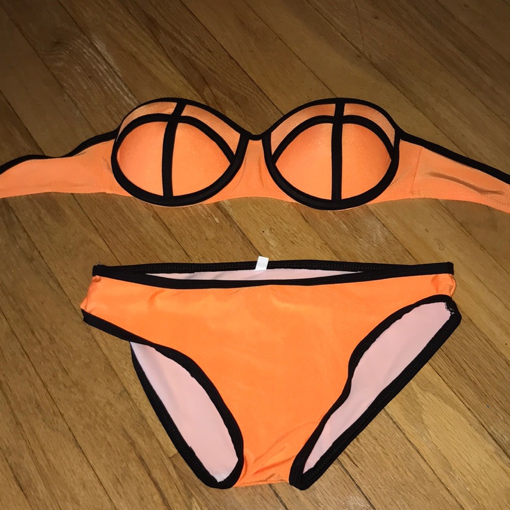Orange bikini